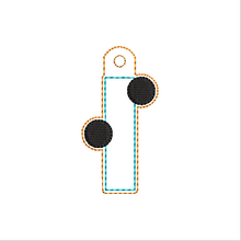 Load image into Gallery viewer, "I" Braille Fob