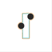 Load image into Gallery viewer, "I" Braille Fob