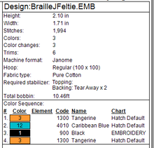 Load image into Gallery viewer, "J" Braille Fob
