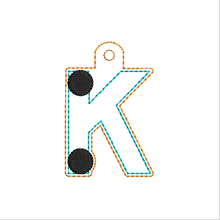 Load image into Gallery viewer, "K" Braille Fob