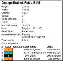 Load image into Gallery viewer, "K" Braille Fob