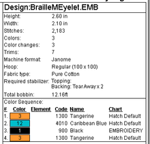 Load image into Gallery viewer, "M" Braille Fob