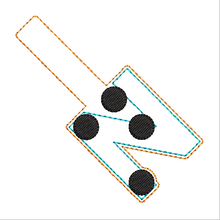 Load image into Gallery viewer, "N" Braille Fob