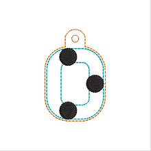 Load image into Gallery viewer, "O" Braille Fob