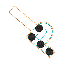 Load image into Gallery viewer, "P" Braille Fob