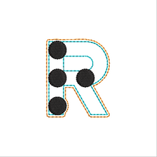 Load image into Gallery viewer, "R" Braille Fob