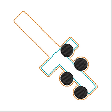 Load image into Gallery viewer, "T" Braille Fob