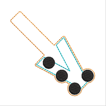 Load image into Gallery viewer, "V" Braille Fob