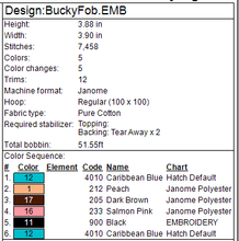 Load image into Gallery viewer, Bucky Fob