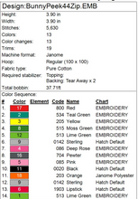 Load image into Gallery viewer, Bunny Peek 4x4 Zipper Bag