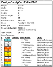 Load image into Gallery viewer, Candy Corn Fob