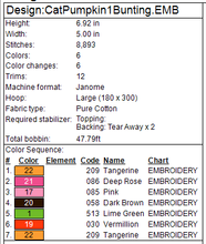 Load image into Gallery viewer, Pumpkin Cat Bunting