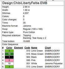 Load image into Gallery viewer, Chibi Liberty Fob