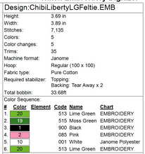 Load image into Gallery viewer, Chibi Liberty Ornament