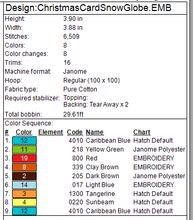 Load image into Gallery viewer, Glitter Christmas Cards Snow Globe Ornament