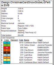 Load image into Gallery viewer, Glitter Christmas Cards Snow Globe Ornament