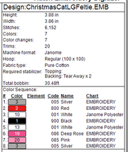 Load image into Gallery viewer, Christmas Cat Ornament