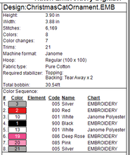 Load image into Gallery viewer, Christmas Cat Ornament