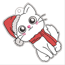Load image into Gallery viewer, Christmas Cat Ornament