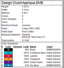 Load image into Gallery viewer, Circle Applique Clutch Strap