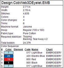 Load image into Gallery viewer, Cobweb 3D Fob
