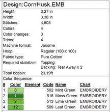 Load image into Gallery viewer, Corn Cob Ornament