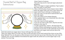 Load image into Gallery viewer, Crystal Ball 5x7 Zipper Bag
