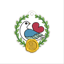 Load image into Gallery viewer, Turtle Doves Fob