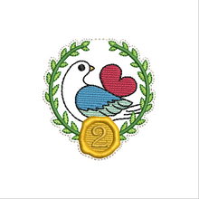 Load image into Gallery viewer, Turtle Doves Fob