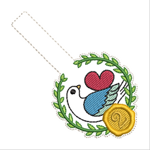 Load image into Gallery viewer, Turtle Doves Fob
