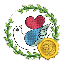 Load image into Gallery viewer, Turtle Doves Ornament