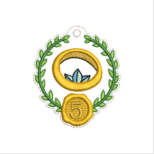 Load image into Gallery viewer, Golden Rings Fob
