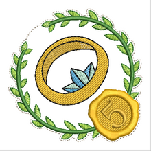 Load image into Gallery viewer, Golden Rings Ornament