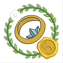 Load image into Gallery viewer, Golden Rings Ornament