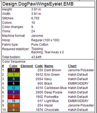 Load image into Gallery viewer, Dog Paw with Wings Fob