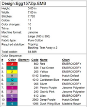 Load image into Gallery viewer, Easter Egg 1 5x7 Zipper Bag