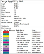 Load image into Gallery viewer, Easter Egg 2 5x7 Zipper Bag