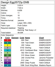 Load image into Gallery viewer, Easter Egg 3 5x7 Zipper Bag