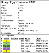 Load image into Gallery viewer, Easter Egg Three Ornament