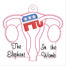 Load image into Gallery viewer, Elephant in the Womb Ornament