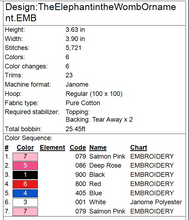 Load image into Gallery viewer, Elephant in the Womb Ornament