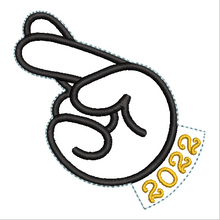 Load image into Gallery viewer, Fingers Crossed 2022 Ornament