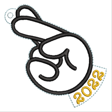 Load image into Gallery viewer, Fingers Crossed 2022 Ornament