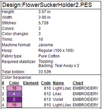 Load image into Gallery viewer, Flower Sucker Holder Two