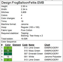 Load image into Gallery viewer, Frog Balloon Animal Fob