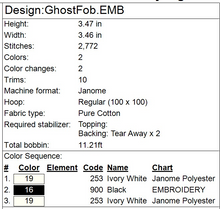 Load image into Gallery viewer, Ghost Fob