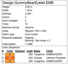 Load image into Gallery viewer, Candy Bear Fob