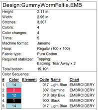 Load image into Gallery viewer, Candy Worm Fob