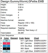 Load image into Gallery viewer, Candy Worm Ornament