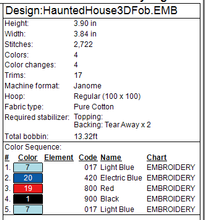 Load image into Gallery viewer, Haunted House 3D Fob